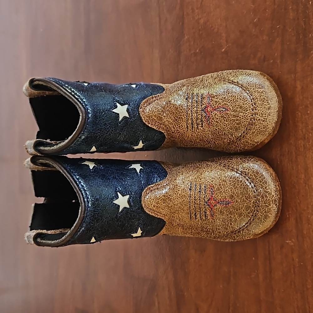 Old West Tan Boots Classic Western Style